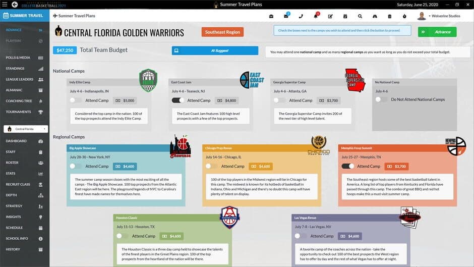Скриншот 11 из Draft Day Sports: College Basketball 2021