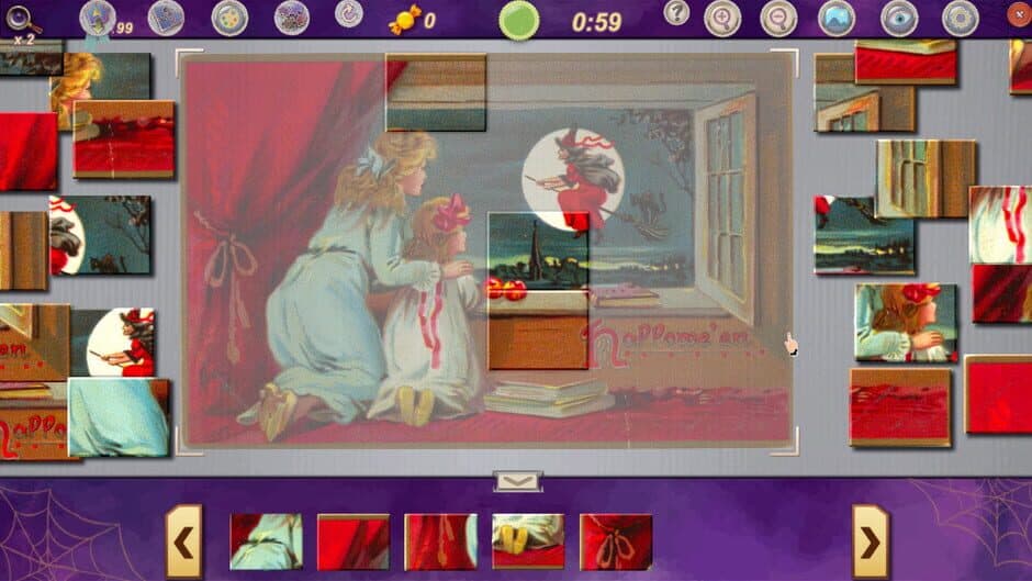 Скриншот 3 из Sweet Holiday Jigsaws: Halloween Night