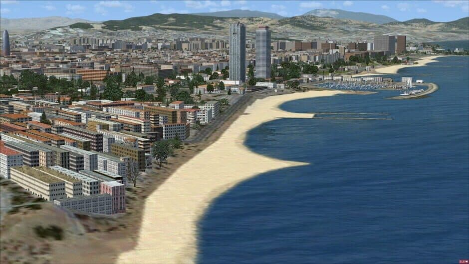 Скриншот 1 из Microsoft Flight Simulator X: Steam Edition - Barcelona