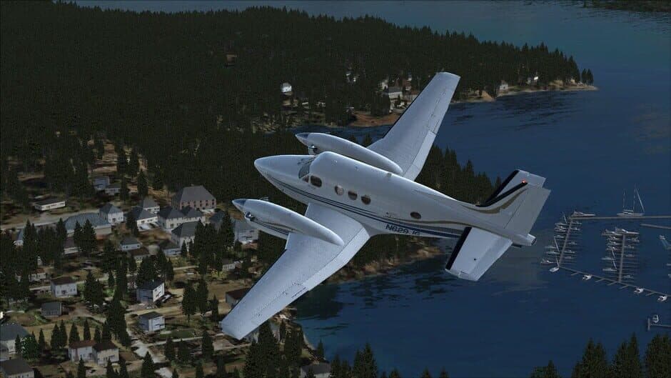 Скриншот 11 из Microsoft Flight Simulator X: Steam Edition - Beechcraft C90B King Air