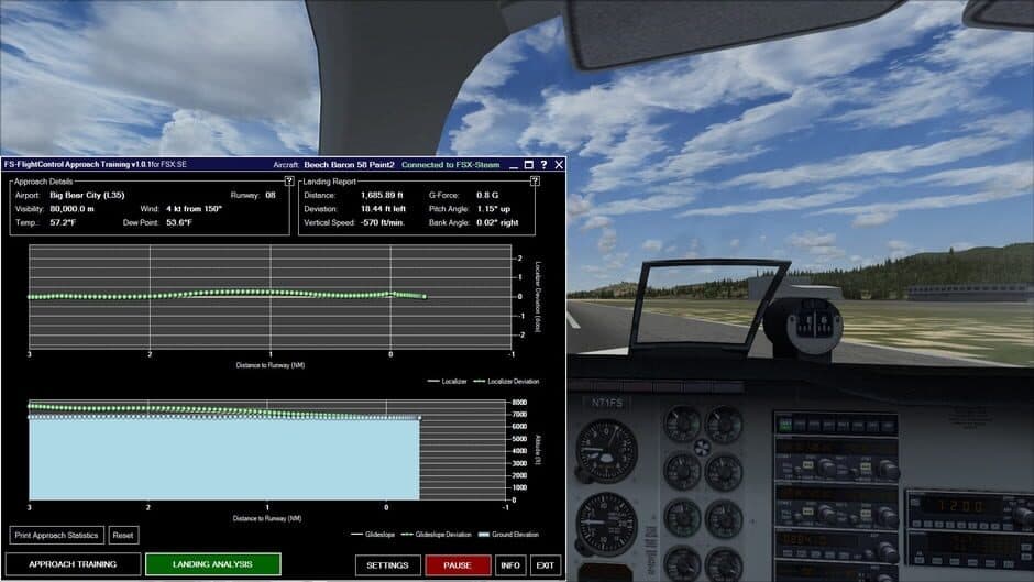 Скриншот 5 из Microsoft Flight Simulator X: Steam Edition - Approach Training