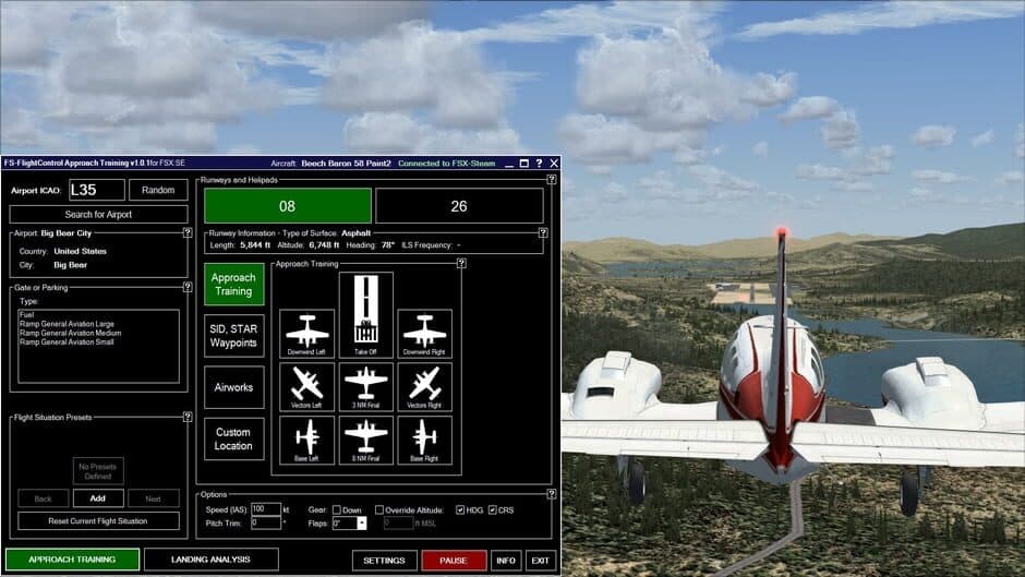 Скриншот 8 из Microsoft Flight Simulator X: Steam Edition - Approach Training