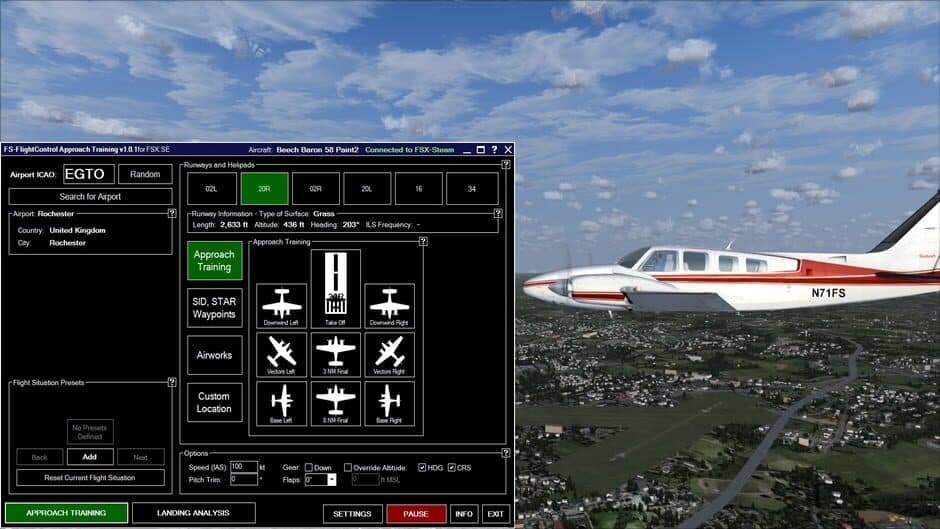 Скриншот 2 из Microsoft Flight Simulator X: Steam Edition - Approach Training