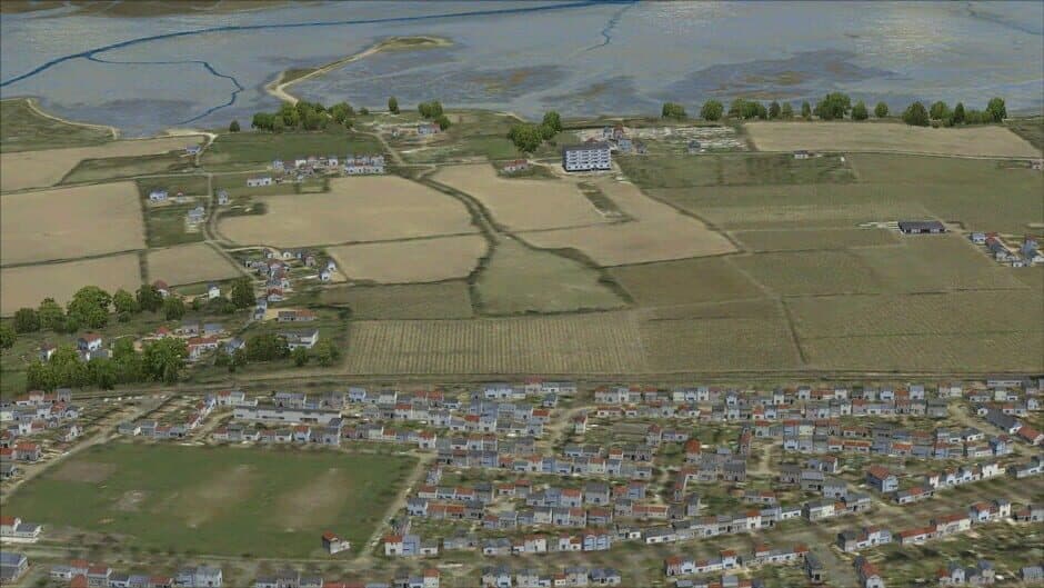 Скриншот 7 из Microsoft Flight Simulator X: Steam Edition - VFR Real Scenery NexGen 3D: Vol.1 - Southern England and South Wales