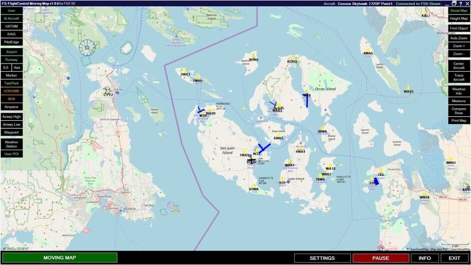 Скриншот 4 из Microsoft Flight Simulator X: Steam Edition - Moving Map