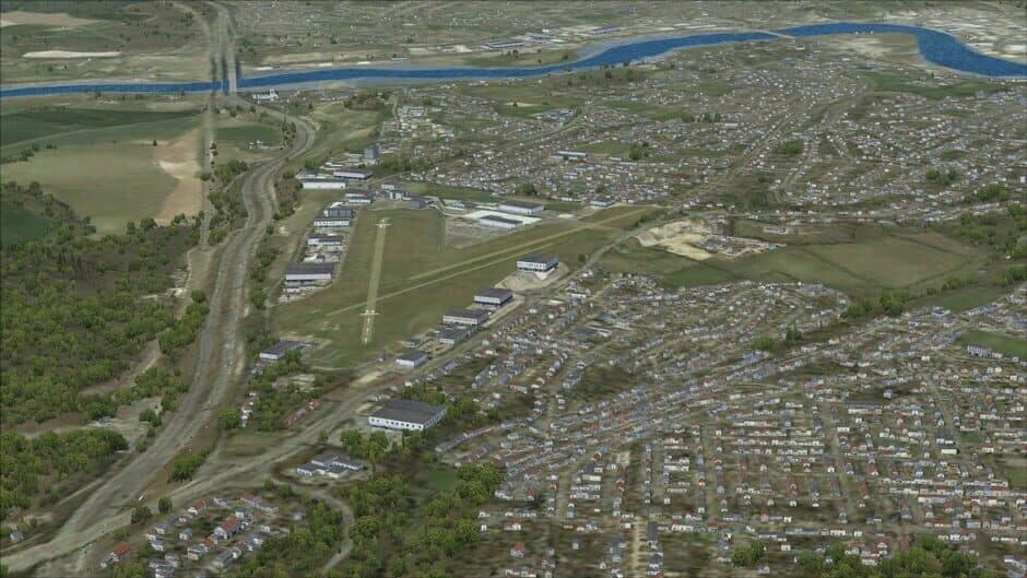 Скриншот 1 из Microsoft Flight Simulator X: Steam Edition - VFR Real Scenery NexGen 3D: Vol.1 - Southern England and South Wales