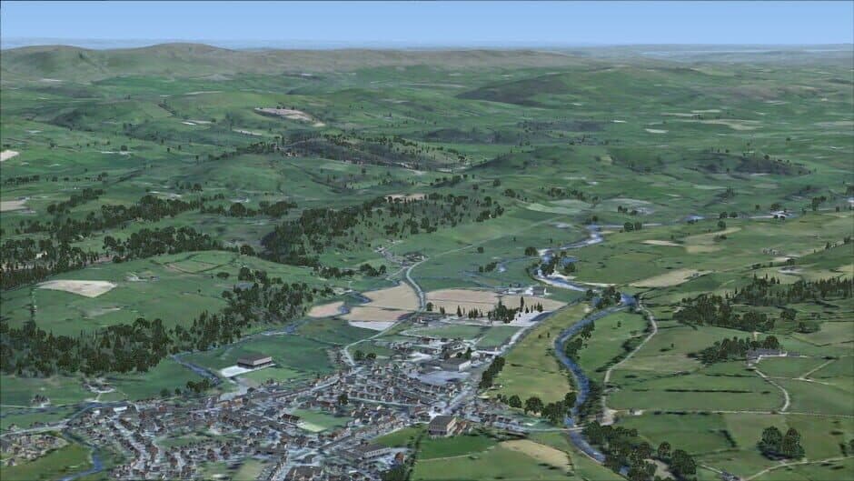 Скриншот 7 из Microsoft Flight Simulator X: Steam Edition - VFR Real Scenery NexGen 3D: Vol. 2 - Central England and North Wales