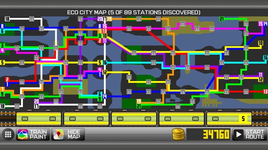 Скриншот 8 из Subway Train Simulator 2D