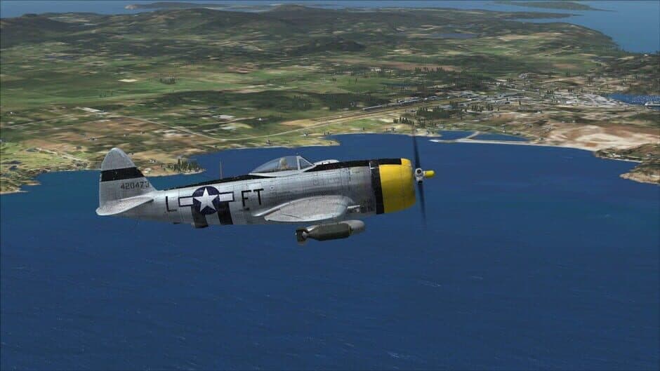 Скриншот 4 из Microsoft Flight Simulator X: Steam Edition - Republic P-47D Thunderbolt
