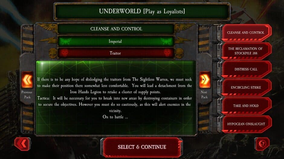 Скриншот 1 из The Horus Heresy: Battle of Tallarn - Underworld Campaign