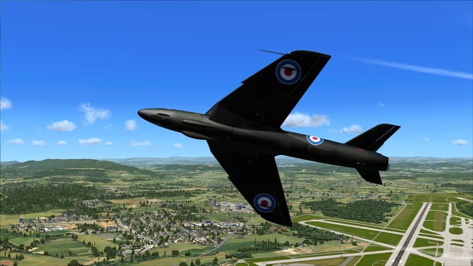 Скриншот 3 из Microsoft Flight Simulator X: Steam Edition - Hawker Hunter F.6/FGA.9