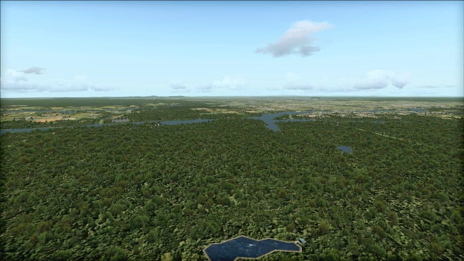 Скриншот 10 из Microsoft Flight Simulator X: Steam Edition - Toposim US Southeast