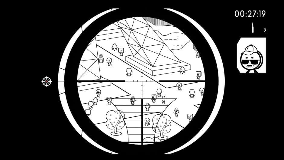 Скриншот 2 из Geometric Sniper: Blood in Paris