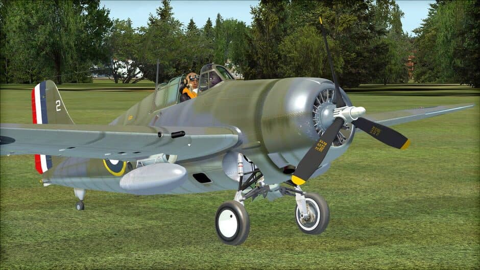 Скриншот 2 из Microsoft Flight Simulator X: Steam Edition - Grumman F4F Wildcat & Martlet