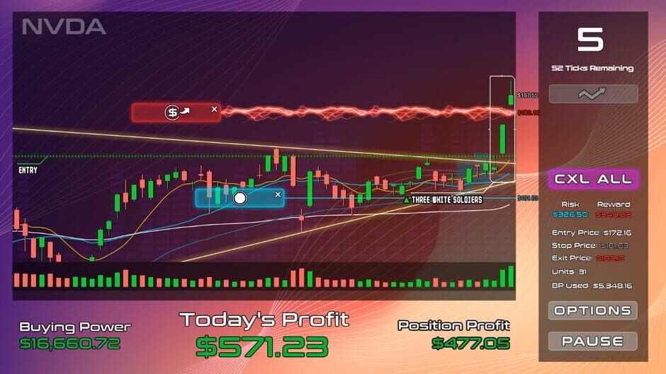 Скриншот 2 из Hyperbolic Arcade Trading