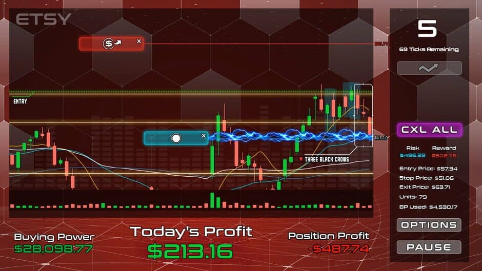 Скриншот 3 из Hyperbolic Arcade Trading