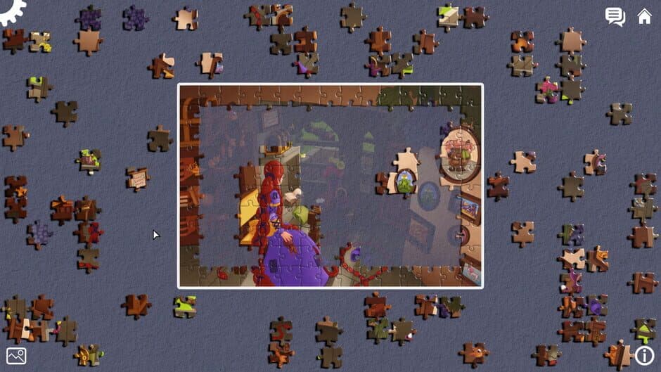 Скриншот 3 из The Adventures of Wolf and Hood: A Jigsaw Tale