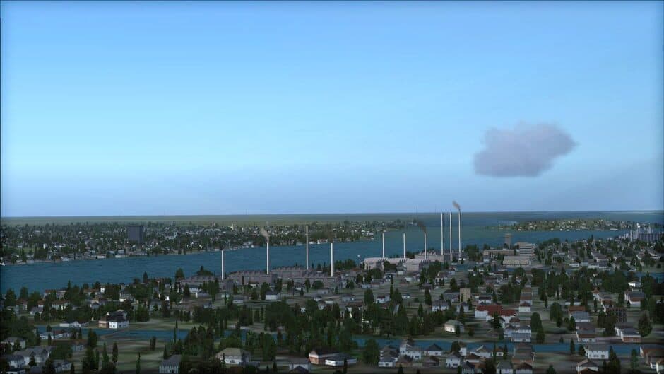 Скриншот 2 из Microsoft Flight Simulator X: Steam Edition - US Cities: Detroit
