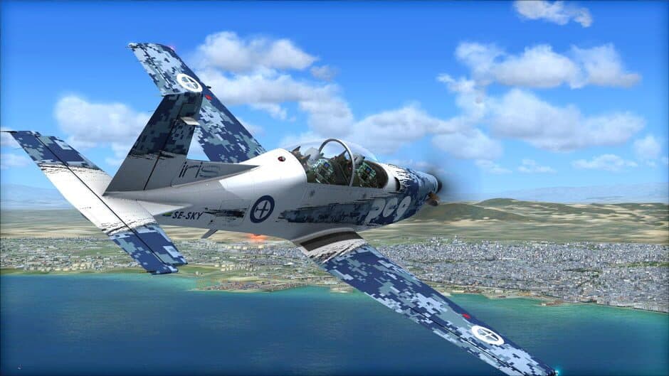 Скриншот 7 из Microsoft Flight Simulator X: Steam Edition - Pilatus PC-9/A