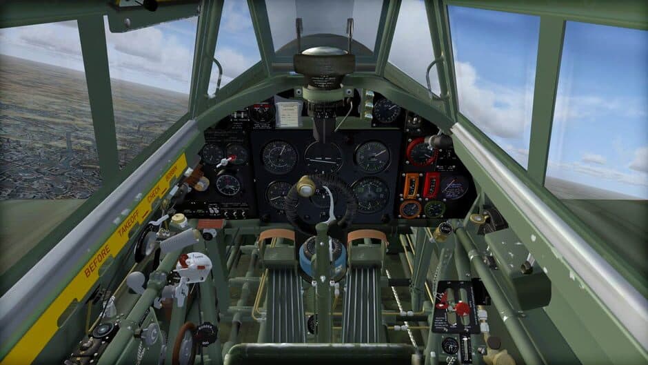 Скриншот 1 из Microsoft Flight Simulator X: Steam Edition - Battle of Britain Hurricane