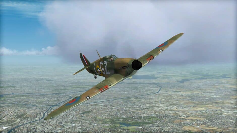 Скриншот 4 из Microsoft Flight Simulator X: Steam Edition - Battle of Britain Hurricane