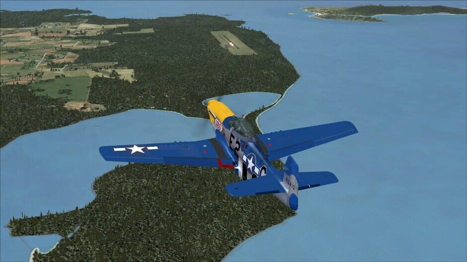 Скриншот 6 из Microsoft Flight Simulator X: Steam Edition - P-51D Mustang