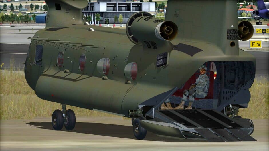 Скриншот 1 из Microsoft Flight Simulator X: Steam Edition - Boeing-Vertol CH-47D Chinook