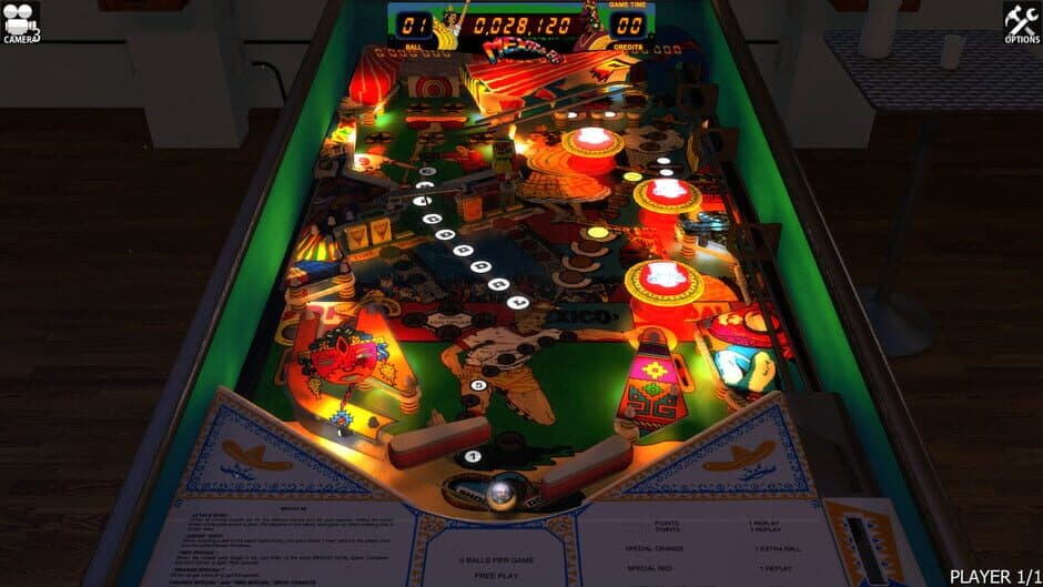 Скриншот 3 из Zaccaria Pinball: Mexico '86 Table