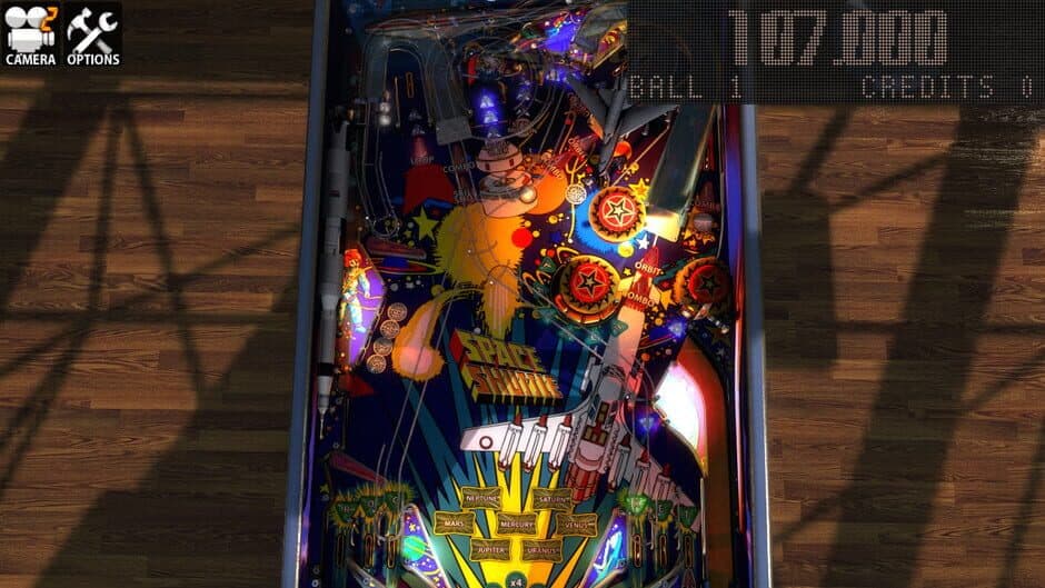 Скриншот 2 из Zaccaria Pinball: Space Shuttle 2016 Table
