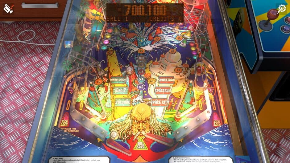 Скриншот 2 из Zaccaria Pinball: Time Machine 2019 Table
