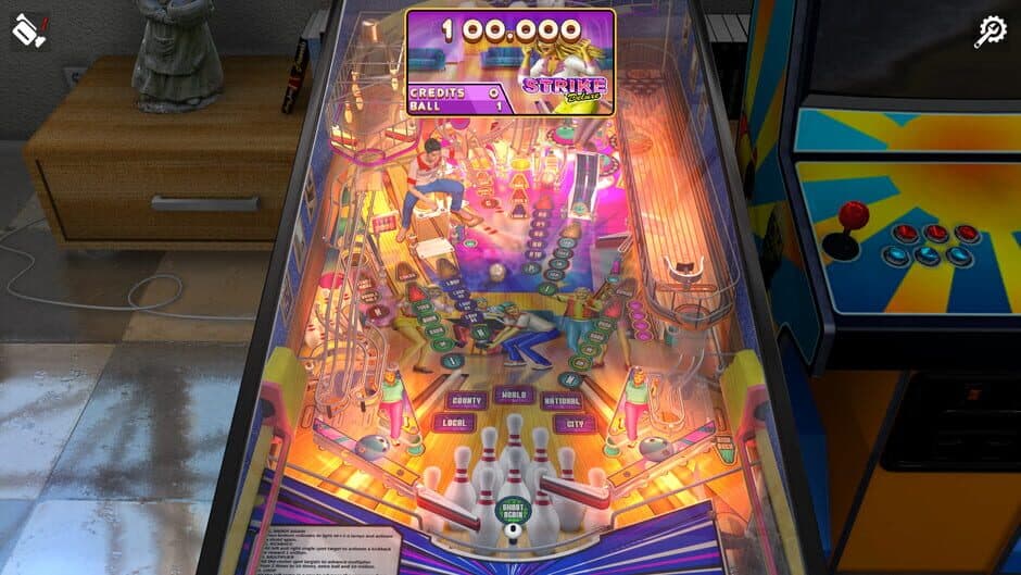 Скриншот 1 из Zaccaria Pinball: Strike Deluxe Pinball Table