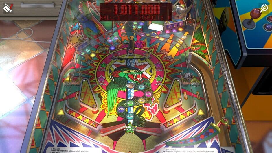 Скриншот 4 из Zaccaria Pinball: Star God 2019 Table