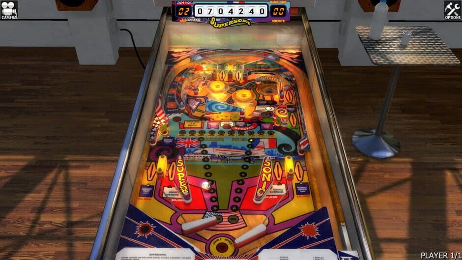 Скриншот 1 из Zaccaria Pinball: Supersonic Table