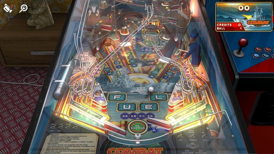 Скриншот 3 из Zaccaria Pinball: Combat Deluxe Pinball Table
