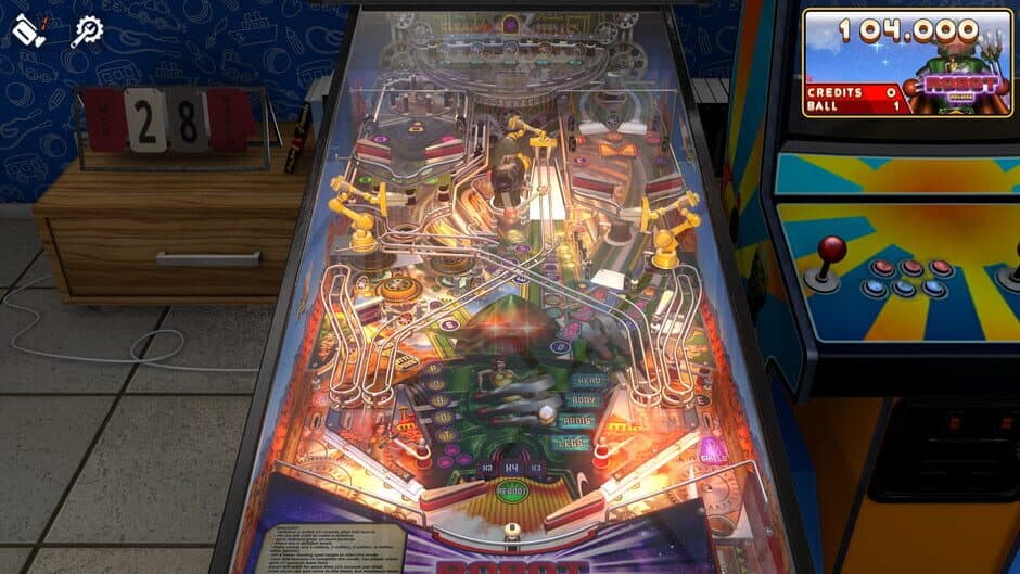 Скриншот 1 из Zaccaria Pinball: Robot Deluxe Pinball Table