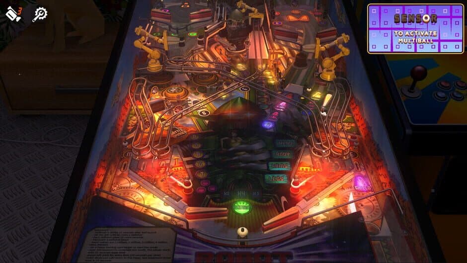 Скриншот 4 из Zaccaria Pinball: Robot Deluxe Pinball Table
