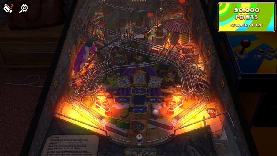Скриншот 4 из Zaccaria Pinball: House of Diamonds Deluxe Pinball Table