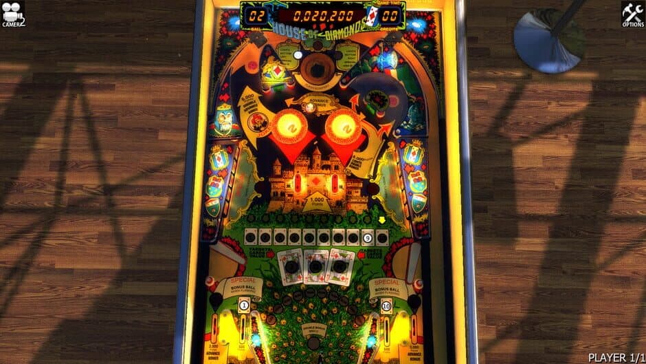 Скриншот 2 из Zaccaria Pinball: House of Diamonds Table
