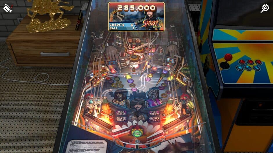 Скриншот 1 из Zaccaria Pinball: Spooky Deluxe Pinball Table