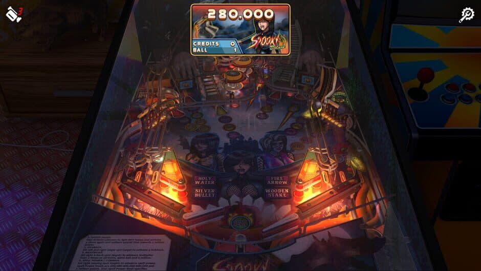 Скриншот 3 из Zaccaria Pinball: Spooky Deluxe Pinball Table