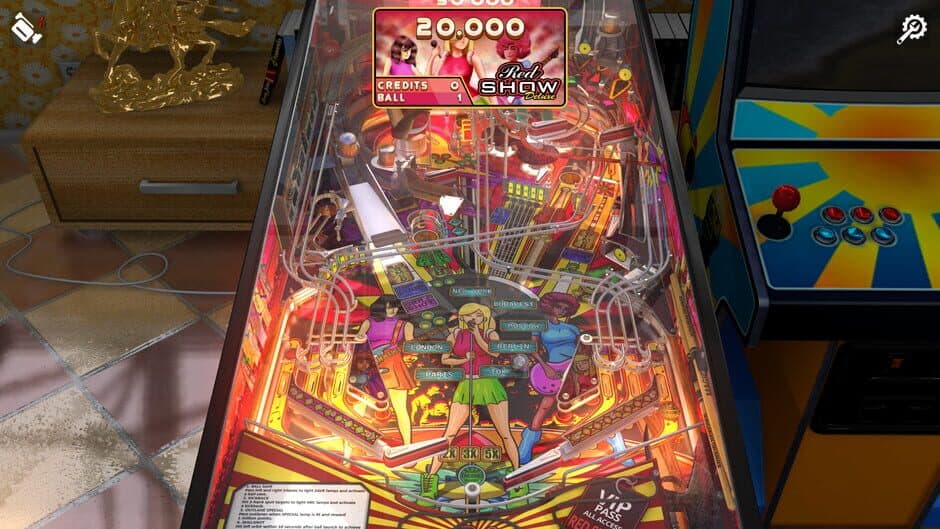 Скриншот 3 из Zaccaria Pinball: Red Show Deluxe Pinball Table