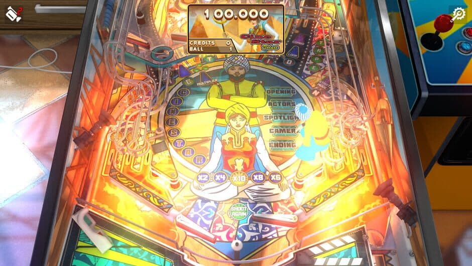 Скриншот 2 из Zaccaria Pinball: Cine Star Deluxe Pinball Table