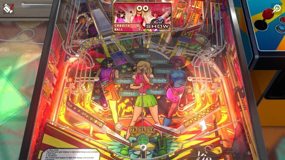Скриншот 5 из Zaccaria Pinball: Red Show Deluxe Pinball Table