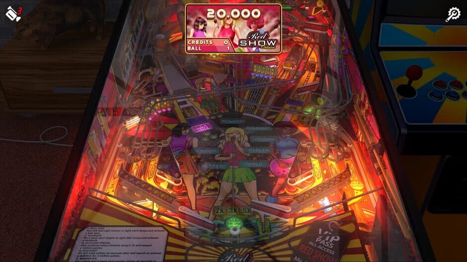 Скриншот 6 из Zaccaria Pinball: Red Show Deluxe Pinball Table