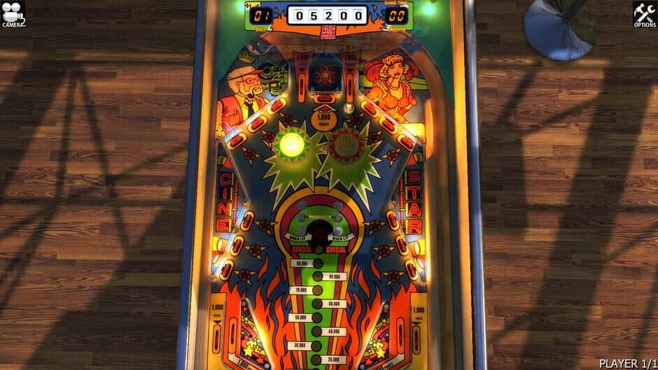 Скриншот 2 из Zaccaria Pinball: Cine Star Table