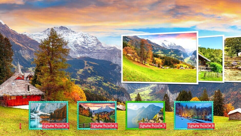 Скриншот 6 из Swiss Alps Jigsaw Puzzles