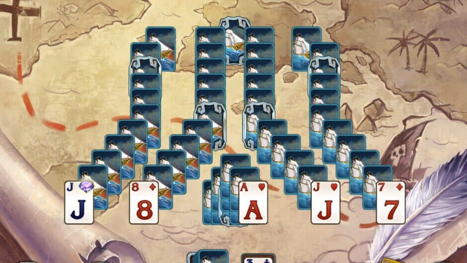Скриншот 4 из Solitaire Legend of the Pirates 3