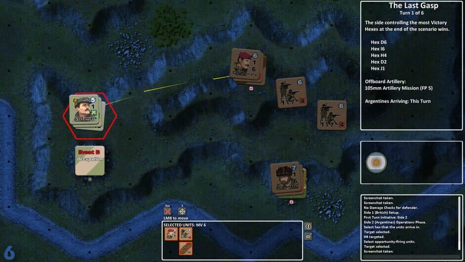 Скриншот 1 из Lock 'n Load Tactical Digital: Heroes of the Falklands - Pack 1