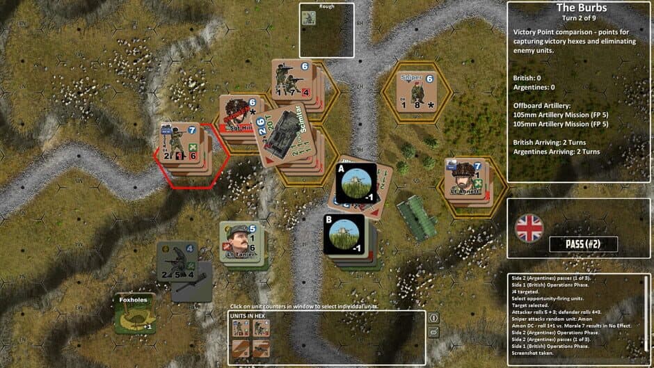 Скриншот 2 из Lock 'n Load Tactical Digital: Heroes of the Falklands - Pack 1