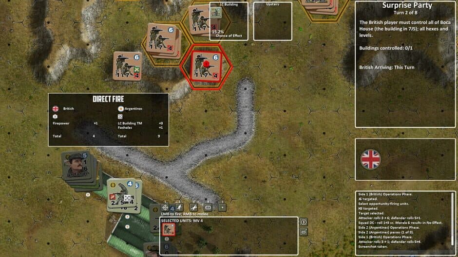 Скриншот 3 из Lock 'n Load Tactical Digital: Heroes of the Falklands - Pack 1